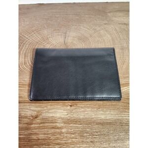 Barantani Leather Italian Wallet Vintage Classic Black Bi Fold Card New